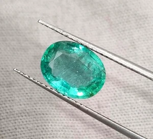 GSI zertifizierter 2,13ct Sambischer Smaragd, natürlicher Edelstein - Bild 1 von 8