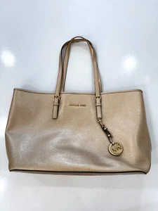 Borsa grande Michael Kors oro scintillante *LEGGI* - Foto 1 di 21