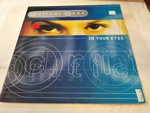 Critical Mass – In Your Eyes VG++ Original Belgium 12" Single Record 1998 TRANCE - Imagen 1 de 5