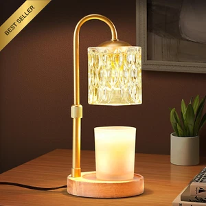 Dimmable Candle Warmer Lamp with Timer Adjustable Height Electric Wax Warmer - Picture 1 of 12