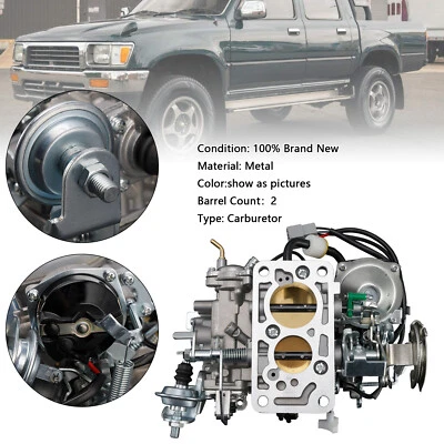 Carburador 21100-75030 para Toyota 4Y Hiace 4Runner HILUX 1Y 2Y 3Y 4Y 1RZ EE. UU. Foto 1 de 4