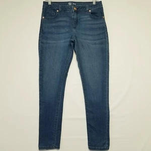 Wonder Nation 10 Skinny Ankle 29" Inseam Mid-Rise Medium Blue Wash Women's Jeans - Picture 1 of 10