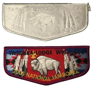 Ta Tanka Lodge 488 San Gabriel Valley CA Set of 2 Ghost 2005 Flap Bdr (YX2266) - Picture 1 of 2