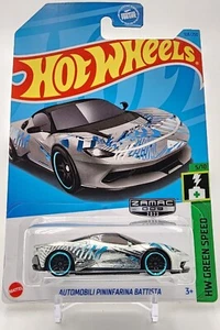 Hot Wheels Automobili Pininfarina Battista ZAMAC HW Green Speed HKL31 2023 - Picture 1 of 3