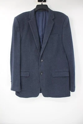 Versace Collection Sport Coat Mens 54/44 Single Breasted Blue Two Button cotton - Image 1 of 4