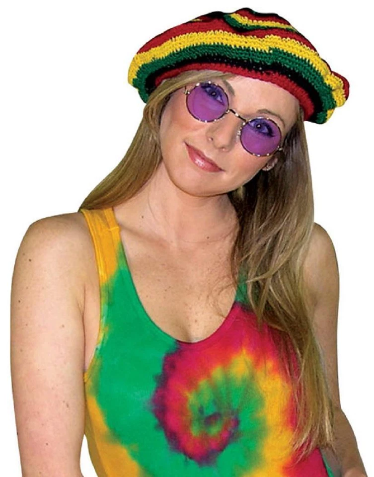 Rasta Tam шляпа ямайский растафарианский карнавальный костюм аксессуар для Хэллоуина для взрослых - Изображение 1 из 1