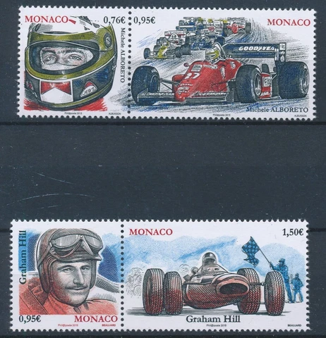 [BIN15742] Monaco 2015 Racing good set of stamps very fine MNH Cover
