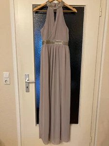 TFNC Abendkleid 36/38 S flieder grau NEU Leonelle Ballkleid Maxikleid bodenlang - Bild 1 von 12