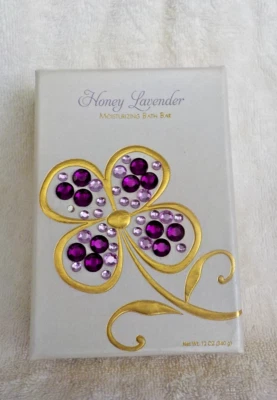 NOVO Sabonete em Barra de Banho Mel Lavanda 12 Oz - FEITO NOS EUA pela CST - Imagem 1 de 4