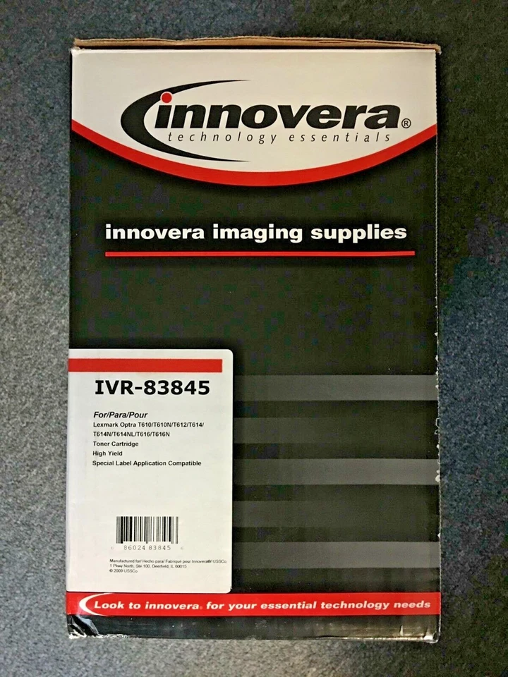 Lexmark Innovera IVR-83845 Monochrome Laser High Yield Toner Cartridge - NEW - Image 1 of 4