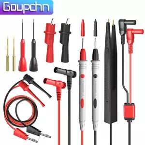 11PCS Digital Multimeter Test Leads Kit Electrical Probe Tweezer Alligator Clip - Bild 1 von 11