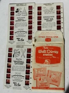 Walt Disney Stories Tru-Vue Album Pluto Baseball Mickey Mouse Bday Donald Duck - - Bild 1 von 1
