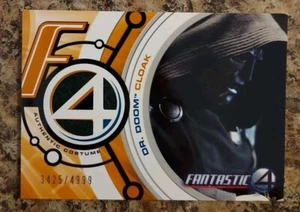 DR. DOOM Cloak Relic 2005 Upper Deck Fantastic Four Costume Card 3245/4999 Relic - Picture 1 of 2