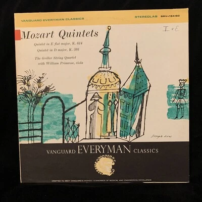 MOZART String Quintets K.614 & 593 PRIMROSE & GRILLER QUARTET - VANGUARD ST LP.. - Image 1 of 4
