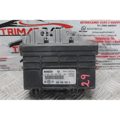 CENTRALINA MOTORE VW GOLF 3 III (1H1) [1991-1997] 1.4 COD: 0261203302 030906026R - Immagine 1 di 3