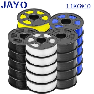 JAYO 10KG PLA Matte PETG PLA+ SILK ABS TPU 1.75mm 3D Printer Filament 1.1KG Lot - Picture 1 of 216