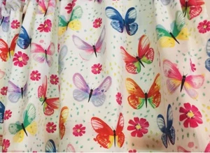 Colorful Butterfly Valance, Bath, Kitchen Bedroom Curtain 43"W x 15"L, Gift - Picture 1 of 1