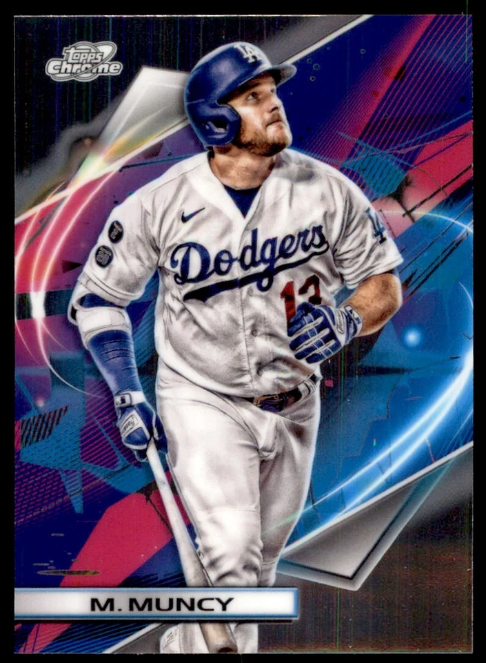 Max Muncy 2022 Topps Cosmic Chrome Base Card #146 Los Angeles Dodgers - Image 1 of 2