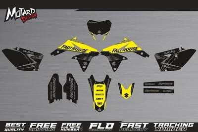 Kit de gráficos para Suzuki RMX 450 Z 2010-2014 2015 2016 2017 2018 2019 2020 calcomanías Foto 1 de 3