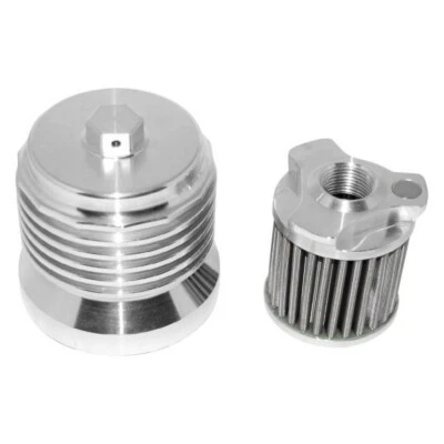 PC Racing® PCS4C - Billet Aluminum Reusable Oil Filter (fitment below) - Image 1 of 2