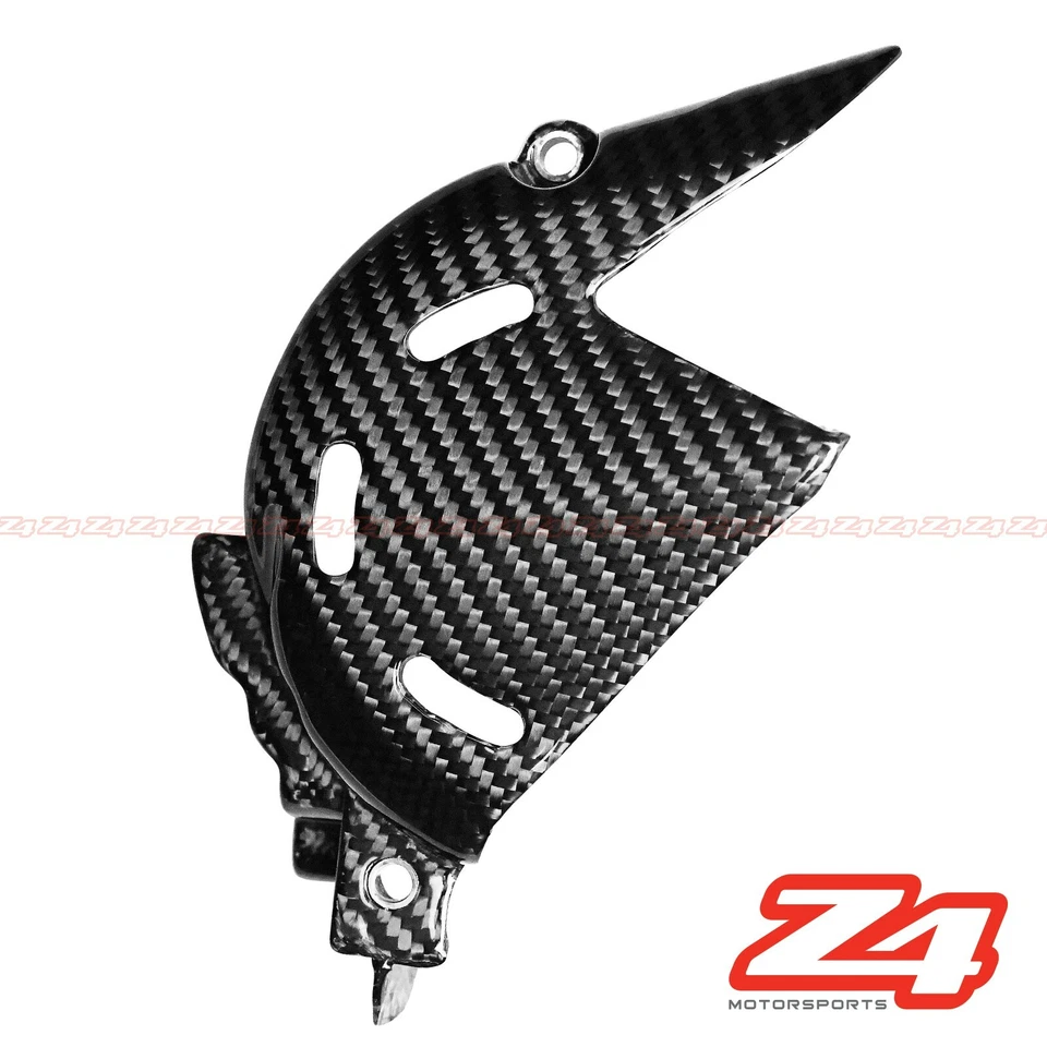 Carenado protector de cubierta de piñón delantero de fibra de carbono Ducati Panigale V4 S 2018-2024 Foto 1 de 1
