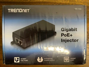 TRENDnet TPE-115GI V2.1R Gigabit PoE+ Injektor (G66) - Bild 1 von 6