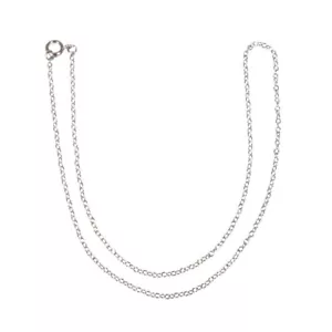 Cadena De Eslabones, Plata, 42cm, 2x3mm, 1 Pza. - Imagen 1 de 2