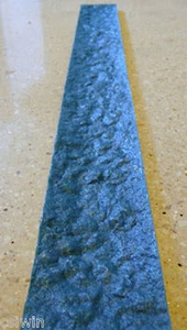 Inserto escalonado para escalones de concreto, porches, elevadores- vals de 8" (granito cincelado) - Imagen 1 de 3