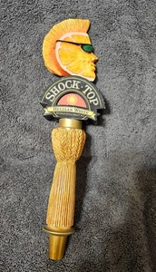 Shock Top Belgian White Wheat Ale Keg Pull Beer Tap Handle 10.5" Mancave - Picture 1 of 7