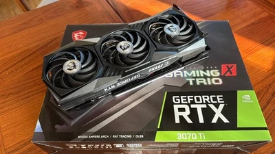 MSI NVIDIA GeForce RTX 3070 Ti Gaming x Trio 8GB Graphics Card - Image 1 of 4