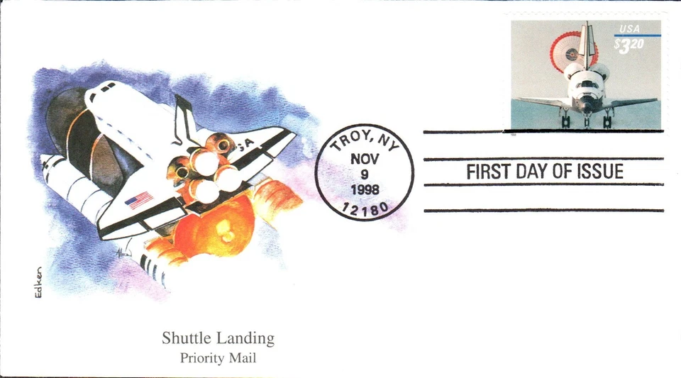 #3261 Space Shuttle Landing Edken FDC (20819983261001) - Image 1 of 1