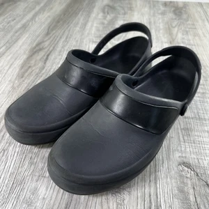 Crocs Mercy Women's Work Clogs Size 10 Black Slip On Nurse Non Slip  - Picture 1 of 12
