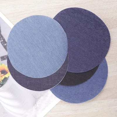  5 Pcs Jeans Patch Repair Elbow and Knee Decorative Patches for Clothes Denim - Image 1 of 4