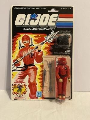 Vintage G.I. Joe Jinx v1 Series 6 34 Back Fridge Offer Hasbro 1986 (1987)MOC - Image 1 of 4