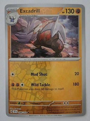 Excadrill 086/162 Sv05: Temporal Forces Reverse Holo NM - Image 1 of 2