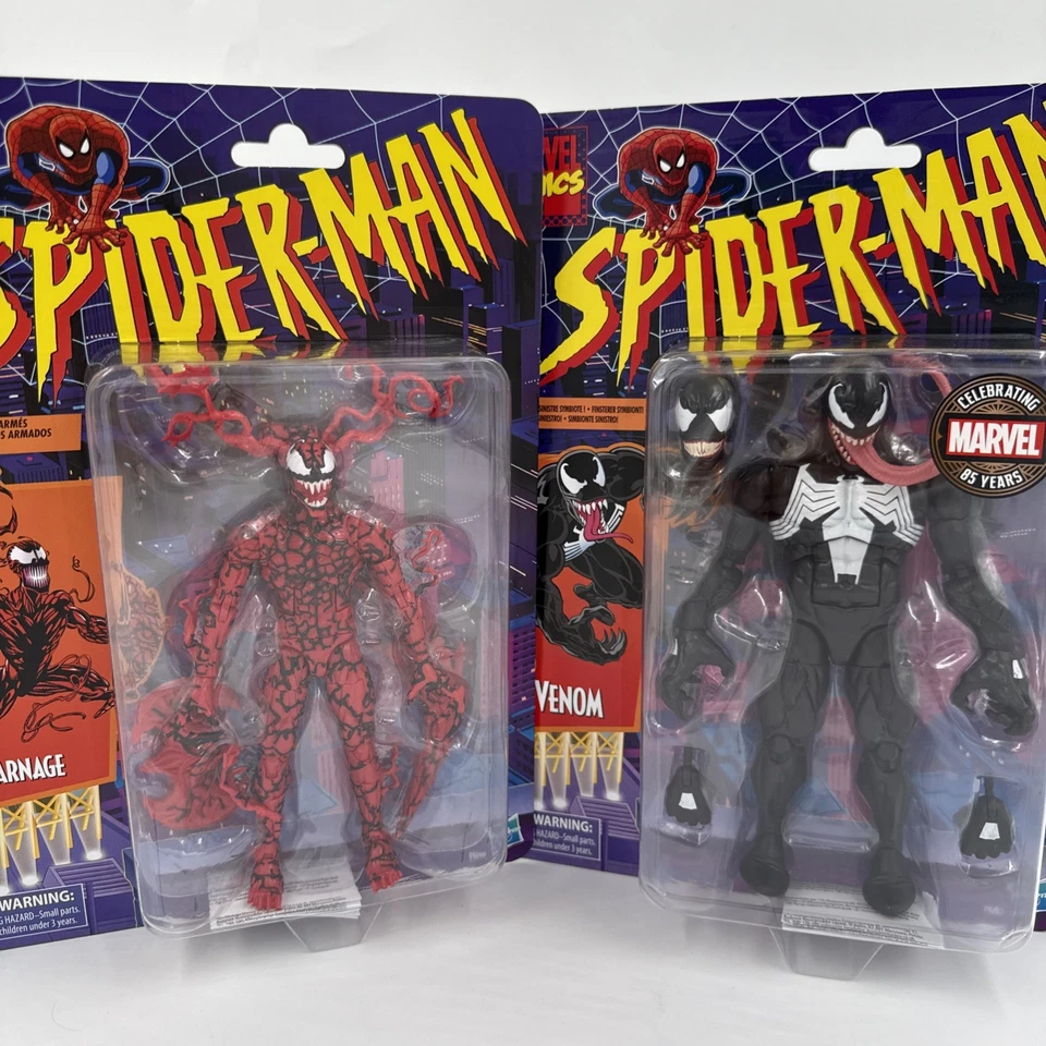 Marvel Legends Venom Retro Card 85th Anniversary Walmart MOC