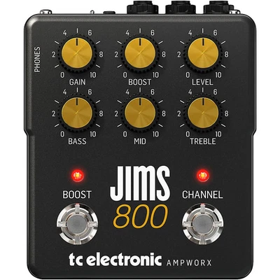 Pedal preamplificador TC Electronic Ampworx JIMS 800 negro restaurado Foto 1 de 4