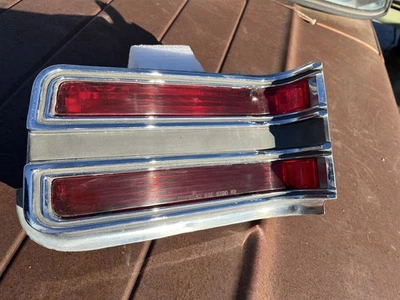 1965 Buick Lesabre Left Tail Light Assembly OEM 65 Lens Bezel Housing Bracket - Image 1 of 4