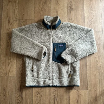 Chaqueta grande Patagonia Retro X Deep Pile marfil para hombre FA21 PEBG avena cuadrada  Foto 1 de 4