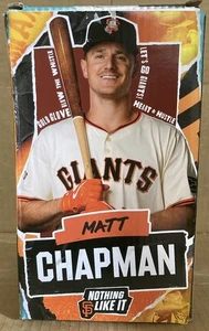 MATT CHAPMAN SAN FRANCISCO GIANTS GOLD GLOBE BOBBLEHEAD SGA 4/5/25 SF - Picture 1 of 6