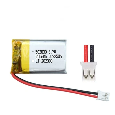 502030  3,7 Volt Akku  passend für Bosch Intuvia BUI255 Display 250  mAh LiPo - Bild 1 von 4