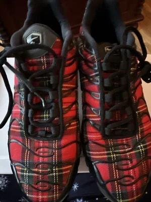 Nike Air Max Plus Tartan Rare Red Black Women's Size 8.Shoe AV9955-001 - Image 1 of 4