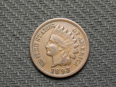 🔥VENTA DE MONEDAS ANTIGUAS XF 1893 CABEZA INDIA CENTAVO LIBERTAD PARCIAL 🔥LOTE 323us Foto 1 de 2