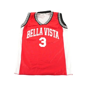 Bella Vista Red Sleeveless Jersey Athletic Tank Sports Adult Size S - Foto 1 di 6