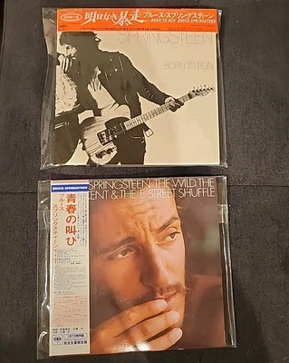 Bruce Springsteen Born To Run Japan CD & The Wild The Innocent The E Street Shfl - Image 1 of 4