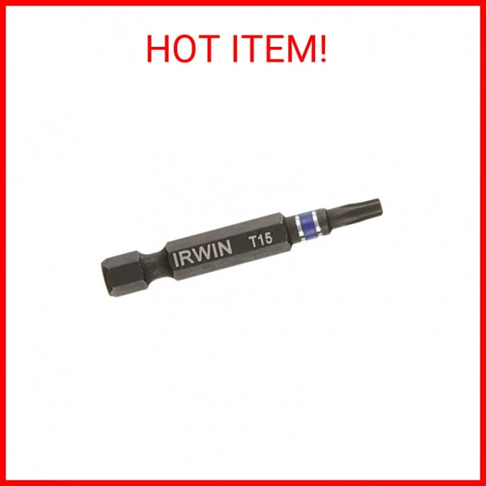 Irwin Tools 1837496 Impact Performance Series TORX T15 Power Bit, 2" - Image 1 of 1