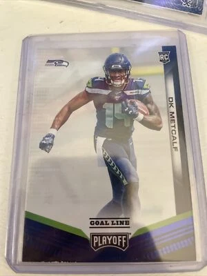 DK Matcalf goal line playoff 2019 panini - Image 1 of 2