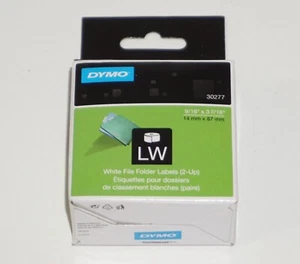 Dymo Filing Labels - 0.56" X 3.43" 1 Roll, 260 Label  - Picture 1 of 6