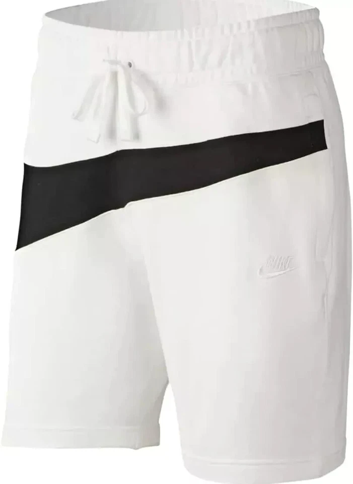 Nike Heritage Shorts Big Swoosh White Size XL Ar3161 100