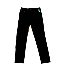 Gap Denim Black 90s Straight High Rise Full Length 5-pocket NWT Jeans 31/12 Tall - Picture 1 of 5